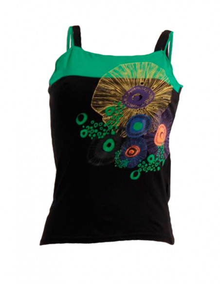 Debardeur imprimé fantaisie