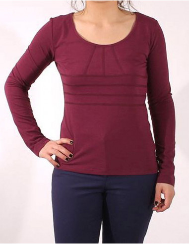 Tee-shirt manches longues col rond