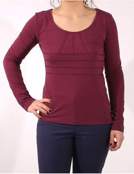 Tee-shirt manches longues col rond