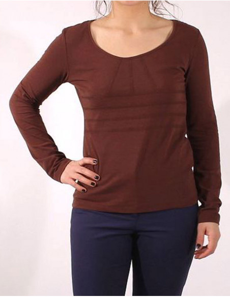 Tee-shirt manches longues col rond
