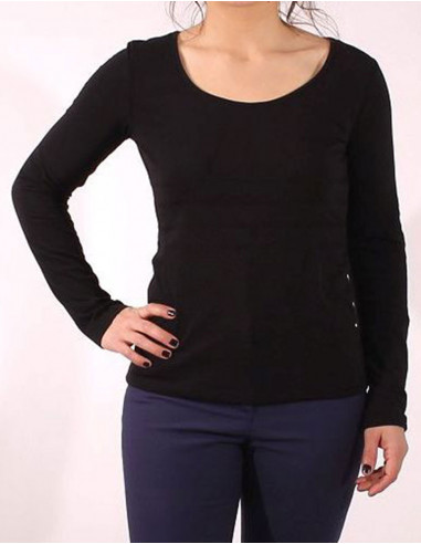Tee-shirt manches longues col rond