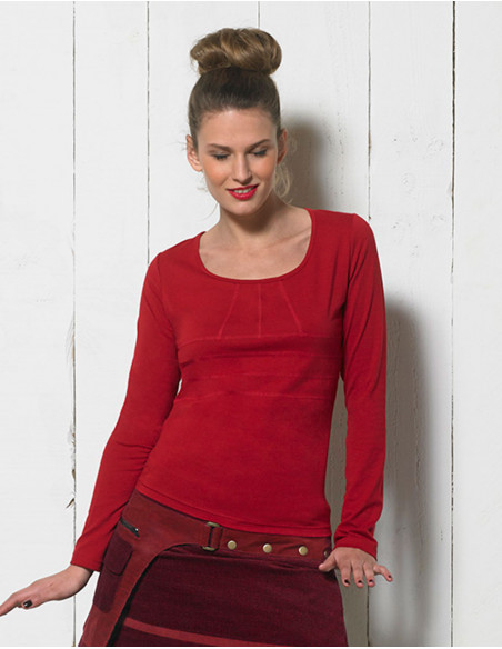 Tee-shirt manches longues col rond