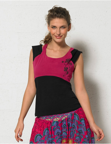 Tee shirt original bicolore