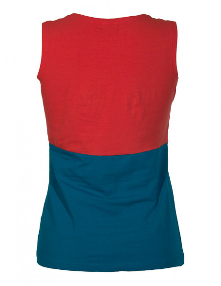 Debardeur femme effet superposition