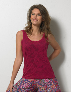 Debardeur femme effet dévoré