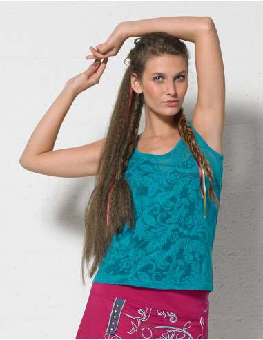 Debardeur femme effet dévoré