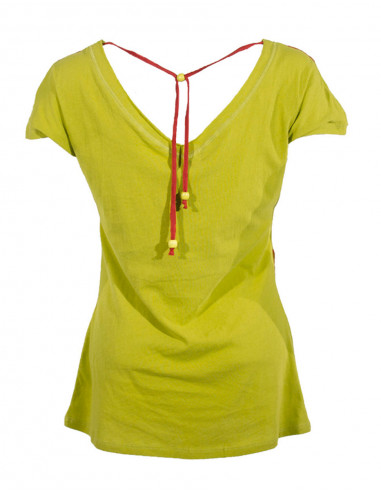 Knitted cotton tee shirt