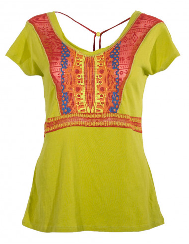 Knitted cotton tee shirt