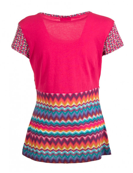 Knitted cotton tee shirt