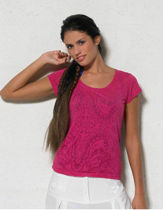 Tee Shirt manches courtes dévoré