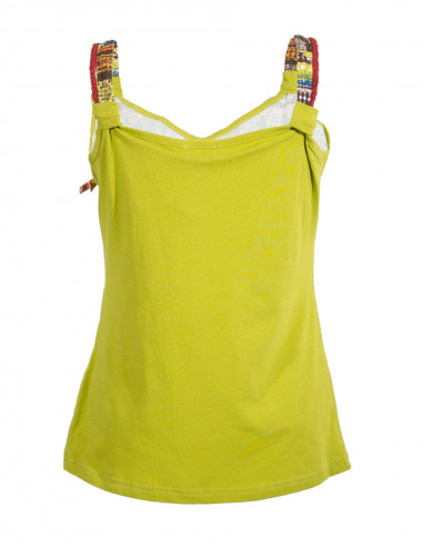 Tee Shirt bretelles imprimé