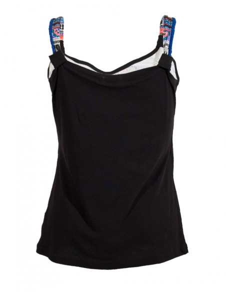 Tee Shirt bretelles imprimé