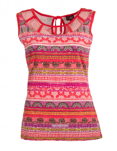 Tshirt sans manches imprimé