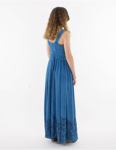 Long viscose sw straps dress