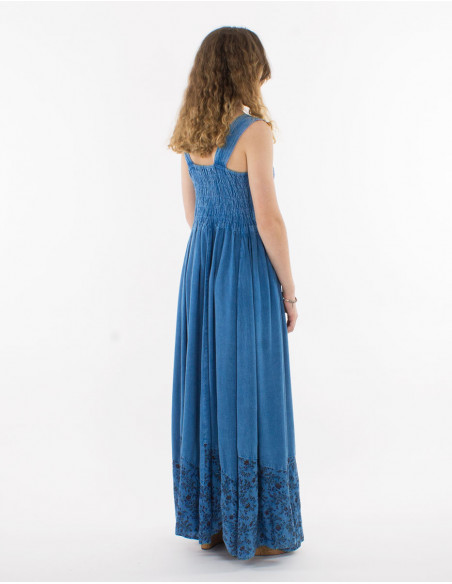 Long viscose sw straps dress