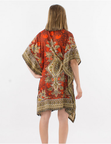 Tunique Kaftan Polyester Imprime