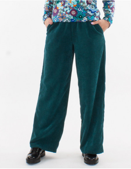 Corduroy 88% polyester 12% polyamide large pants