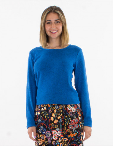 Pull Maille 74% Viscose 21% Polyester 5% Elasthanne