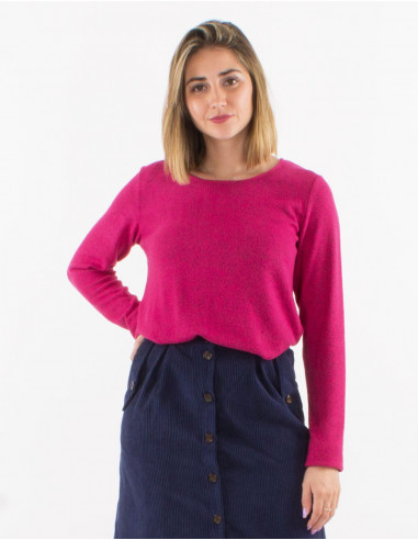 Knitted Sweater 74% Viscose 21% Polyester 5% Elasthanne