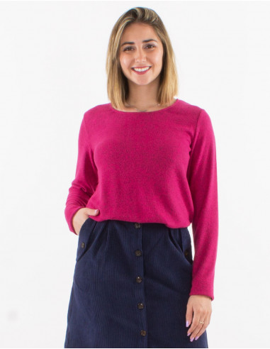 Knitted Sweater 74% Viscose 21% Polyester 5% Elasthanne