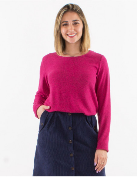 Knitted Sweater 74% Viscose 21% Polyester 5% Elasthanne