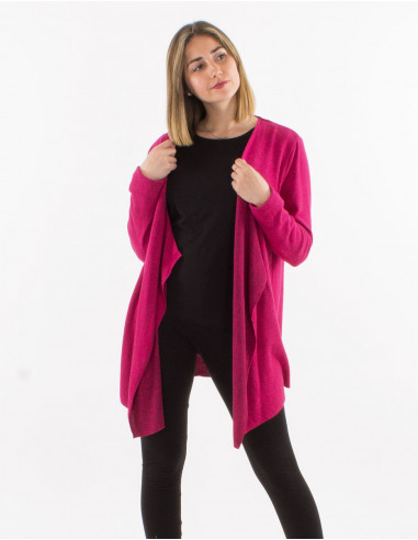 Knitted 74% rayon 21% polyester 5% elastane jacket