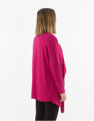 Knitted 74% rayon 21% polyester 5% elastane jacket