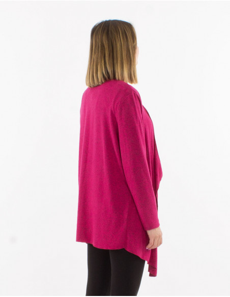 Knitted 74% rayon 21% polyester 5% elastane jacket