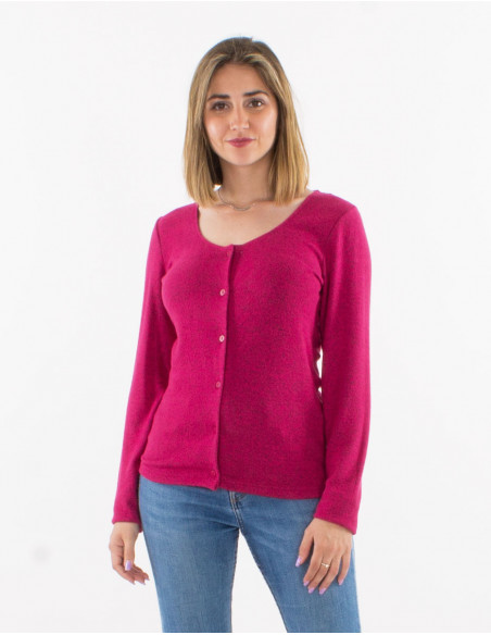 Veste Maille 74%Viscose 21%Polyester 5%E