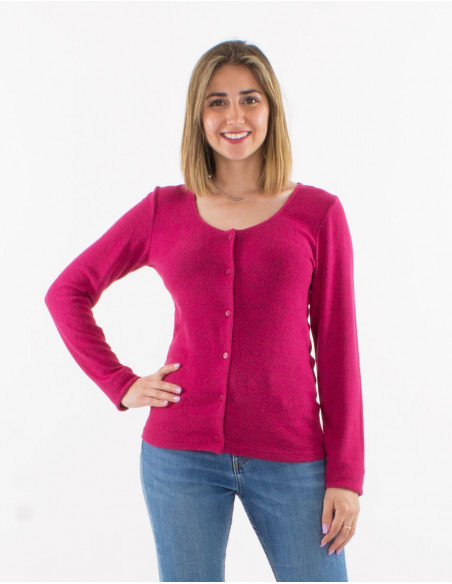 Veste Maille 74%Viscose 21%Polyester 5%E