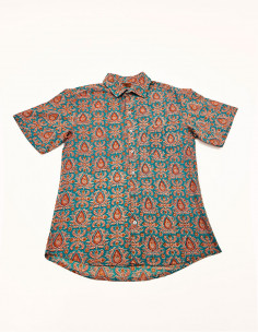 Chemise homme coton léger manches courtes 2