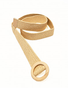 Polypropylene braided belt with round buckle 2