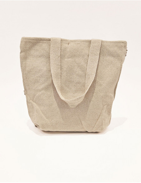 Sac coton macramé avec doublure 45X45CM