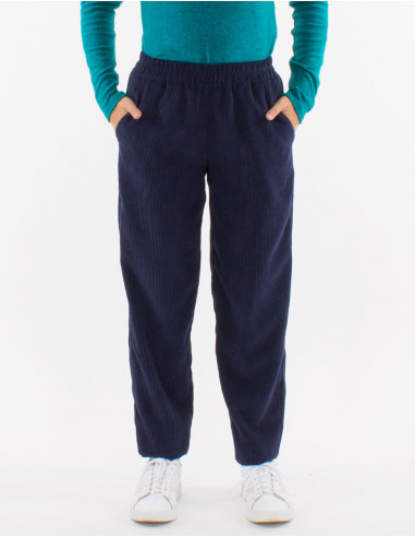 Corduroy 88% polyester 12% polyamide pants