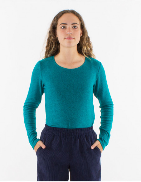 Pull Maille 74% Viscose 21% Polyester 5% Elasthanne