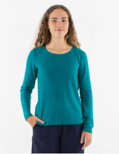 Knitted Sweater 74% Viscose 21% Polyester 5% Elasthanne 2