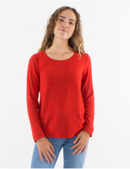 Pull Maille 74% Viscose 21% Polyester 5% Elasthanne