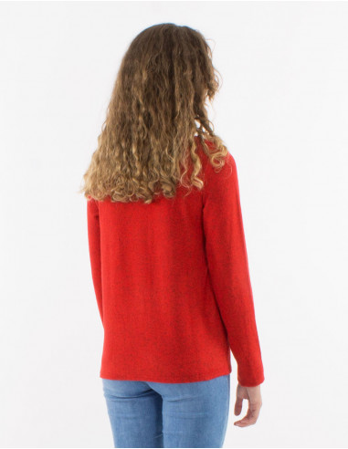 Pull Maille 74% Viscose 21% Polyester 5% Elasthanne