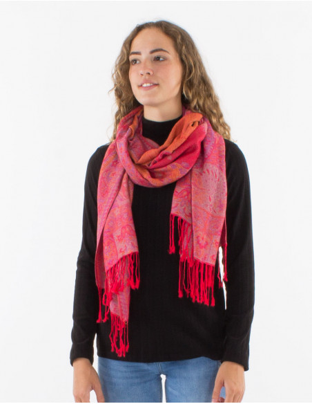 Pack of 10 scarves 55% viscose 45% polyester