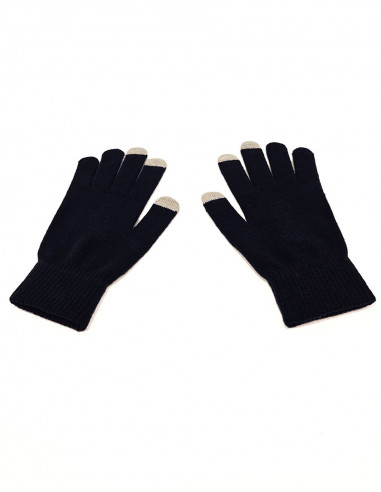 Pair of plain tactile gloves