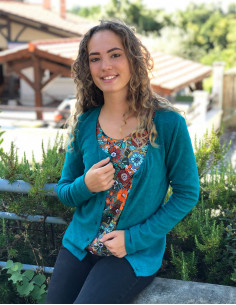 Veste Maille 74%Viscose 21%Polyester 5%E