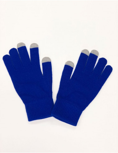 Pair of plain tactile gloves