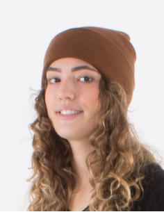 Bonnet maille acrylique uni 2