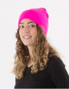 Bonnet maille acrylique uni 2