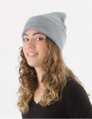 Plain acrylic knit hat