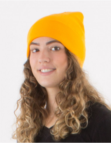 Plain acrylic knit hat