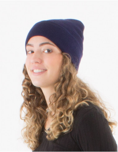 Plain acrylic knit hat