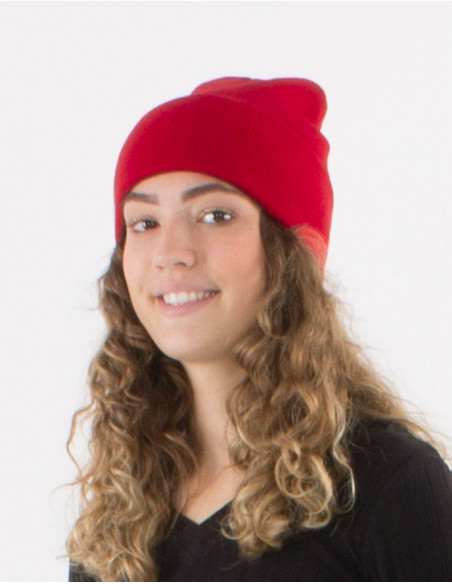 Bonnet maille acrylique uni