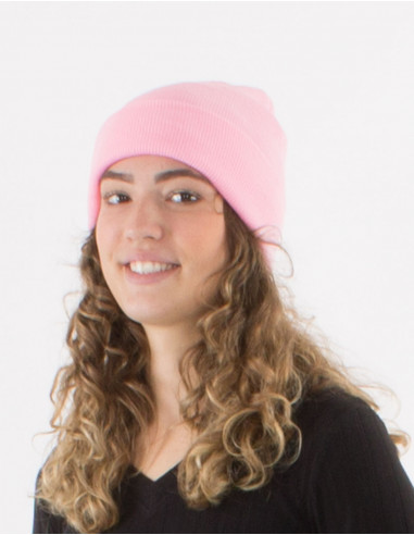 Plain acrylic knit hat