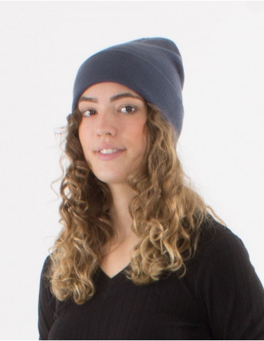 Bonnet maille acrylique uni